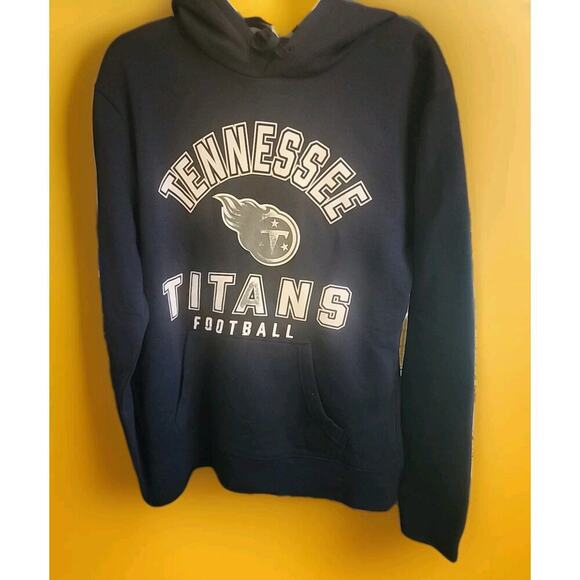 Fanatics Tennessee Titans NFL Pullover Hoodie Blue Medium CR3 Soft Warm Nice - Picture 1 of 5